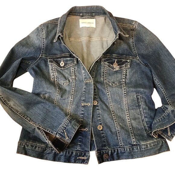 Vince Camuto Jackets & Blazers - VINCE CAMUTO Blue Jean Jacket S
